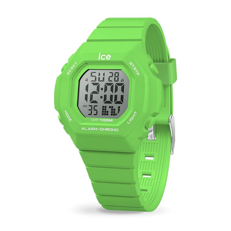Montre digitale mixte s ice watch digit ultra silicone vert - digitales - edora