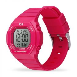 Montre digitale mixte s ice watch digit ultra silicone rose - digitales - edora - 1