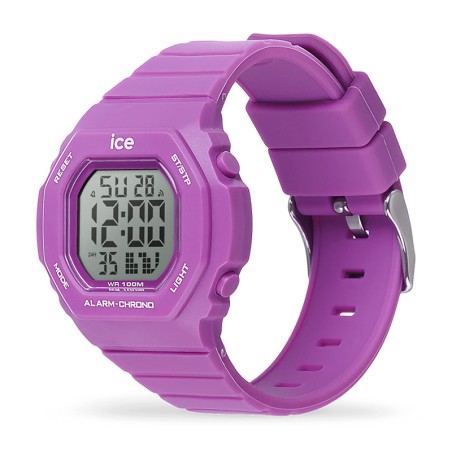 Montre Digitale Mixte S ICE WATCH DIGIT ULTRA Silicone Violet