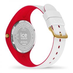 Montre femme s ice watch loulou white gold chic silicone blanc et rouge - analogiques - edora - 3
