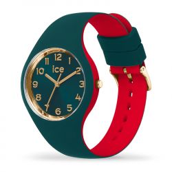 Montre femme s ice watch loulou verdigris silicone bleu et rouge - analogiques - edora - 1