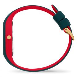 Montre femme s ice watch loulou verdigris silicone bleu et rouge - analogiques - edora - 2