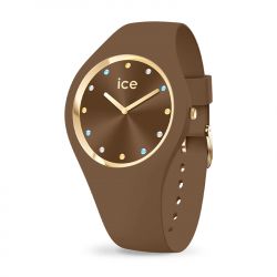 Montre femme s ice watch cosmos cappuccino silicone brun - analogiques - edora - 0