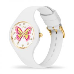 Montre enfant s ice watch fantasia butterfly lily silicone blanc - juniors - edora - 1