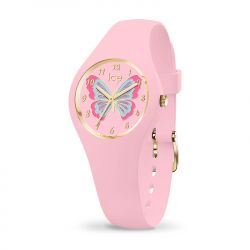 Montre enfant xs ice watch fantasia butterfly rosy silicone rose - juniors - edora - 0