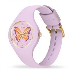 Montre enfant xs ice watch fantasia butterfly lilac silicone violet - juniors - edora - 1