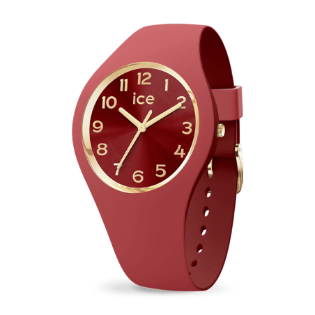 Montre femme s ice watch duo chic silicone terracotta – analogiques