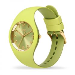 Montre femme s ice watch duo chic silicone lime - analogiques - edora - 1