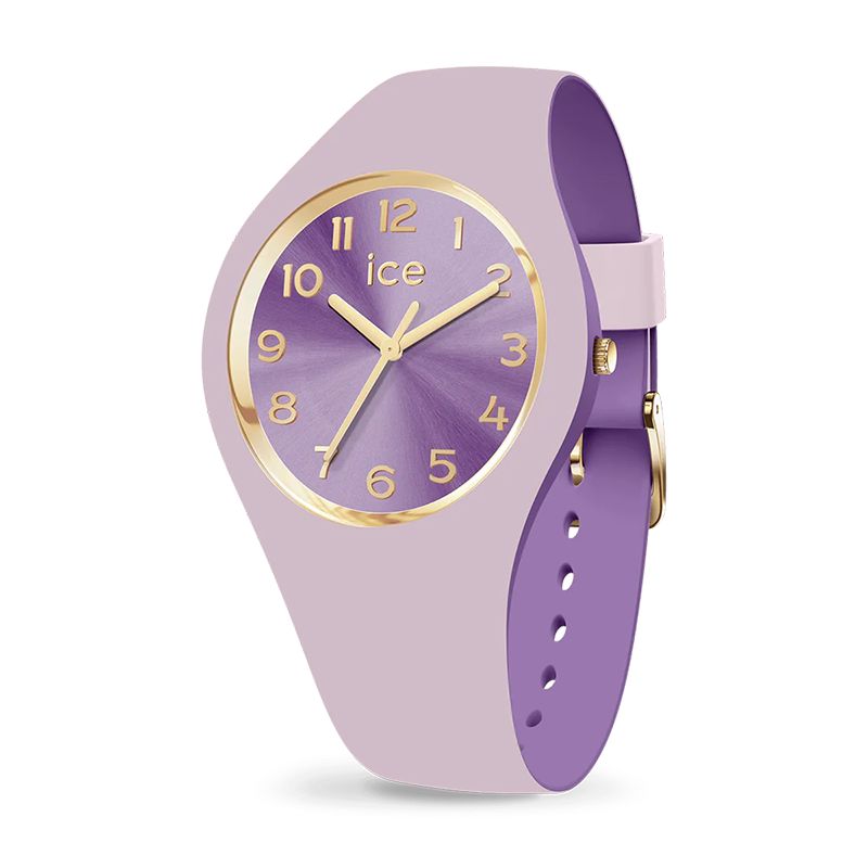 Montre femme s ice watch duo chic silicone violet - analogiques - edora