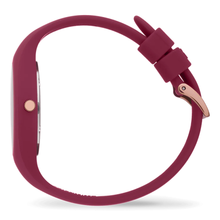 Montre femme s ice watch flower anemone bouquet silicone rouge – analogiques