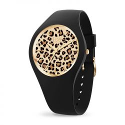 Montre femme s ice watch leopard silicone noir - analogiques - edora - 0