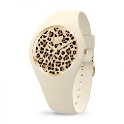 Montre femme s ice watch leopard silicone almond skin - analogiques - edora - 0