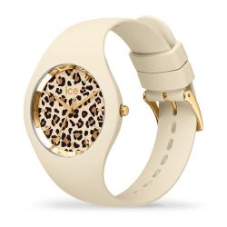 Montre femme s ice watch leopard silicone almond skin - analogiques - edora - 1