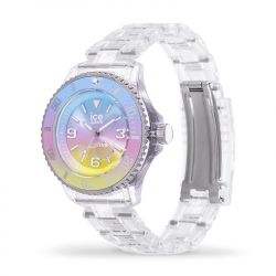 Montre femme s ice watch clear sunset fruity plastique transparent - montres-femme - edora - 1