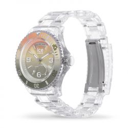 Montre femme m ice watch clear sunset yoga plastique transparent - montres-femme - edora - 1