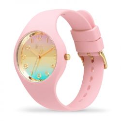 Montre femme xs ice watch horizon silicone pink girly - analogiques - edora - 1