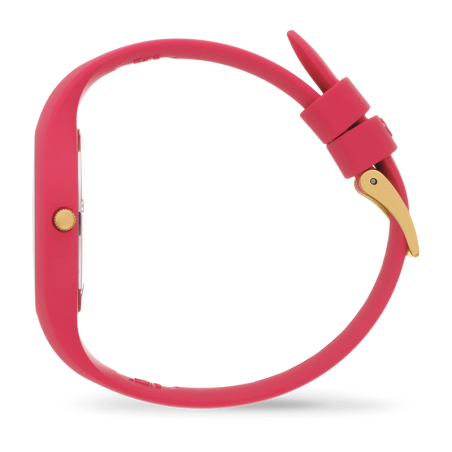 Montre femme s ice watch glam secret silicone rose – analogiques