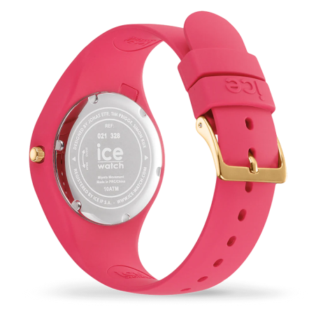 Montre femme s ice watch glam secret silicone rose – analogiques