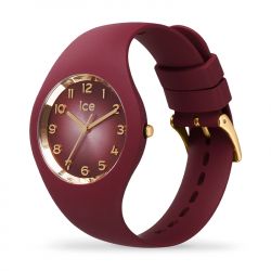 Montre femme s ice watch glam secret silicone burgundy - analogiques - edora - 1
