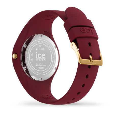 Montre femme s ice watch glam secret silicone burgundy – analogiques
