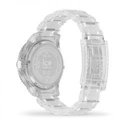 Montre femme m ice watch clear sunset fire plastique transparent - montres-femme - edora - 2