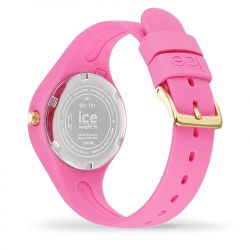 Montre femme xs ice watch flower pinky bloom silicone rose - analogiques - edora - 3
