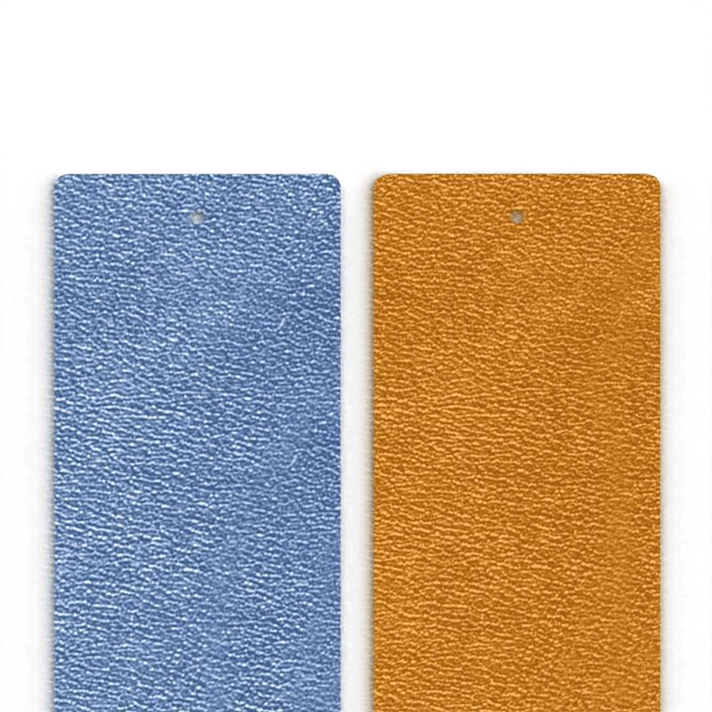 Cuir manchette 40mm les georgettes camel bleu - cuirs - edora