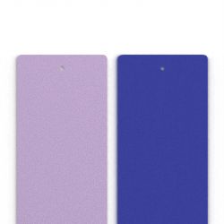 Cuir manchette 40mm les georgettes lilas pastel bleu roi - cuirs - edora - 0