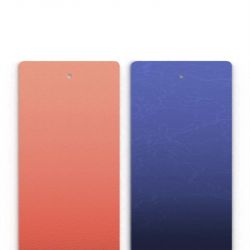 Cuir manchette 40mm les georgettes corail marine - cuirs - edora - 0