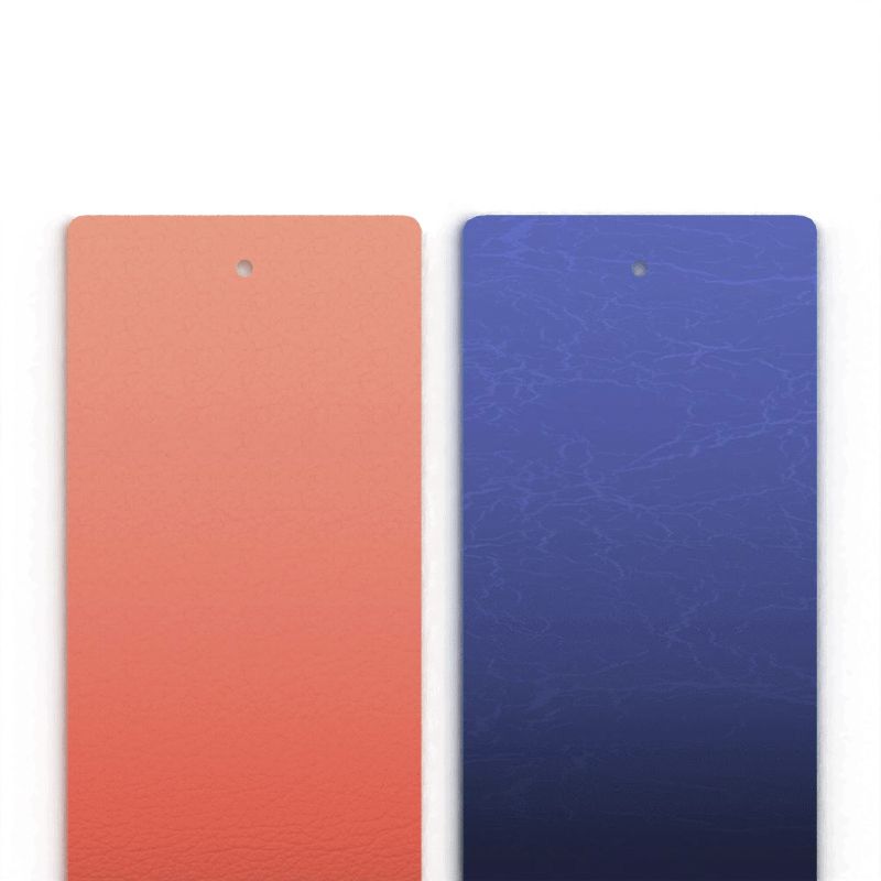 Cuir manchette 40mm les georgettes corail marine - cuirs - edora