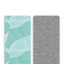 Cuir manchette 40mm les georgettes courbe paillettes argentées - accessoires-les-georgettes - edora - 0