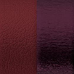 Cuir manchette 8mm les georgettes cassis mure nacrée - cuirs - edora - 1