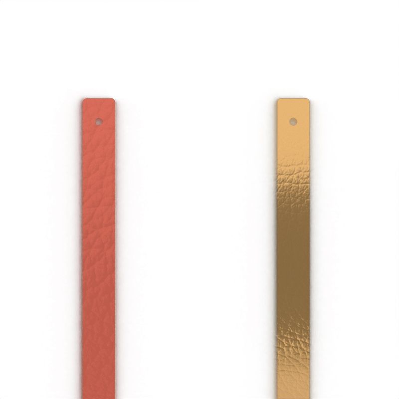 Cuir manchette 8mm les georgettes pamplemousse golden hour - cuirs - edora