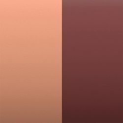 Cuir manchette 8mm les georgettes pêche cyclamen - cuirs - edora - 1