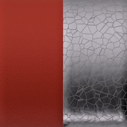 Cuir manchette 8mm les georgettes musette boule à facettes - cuirs - edora - 0