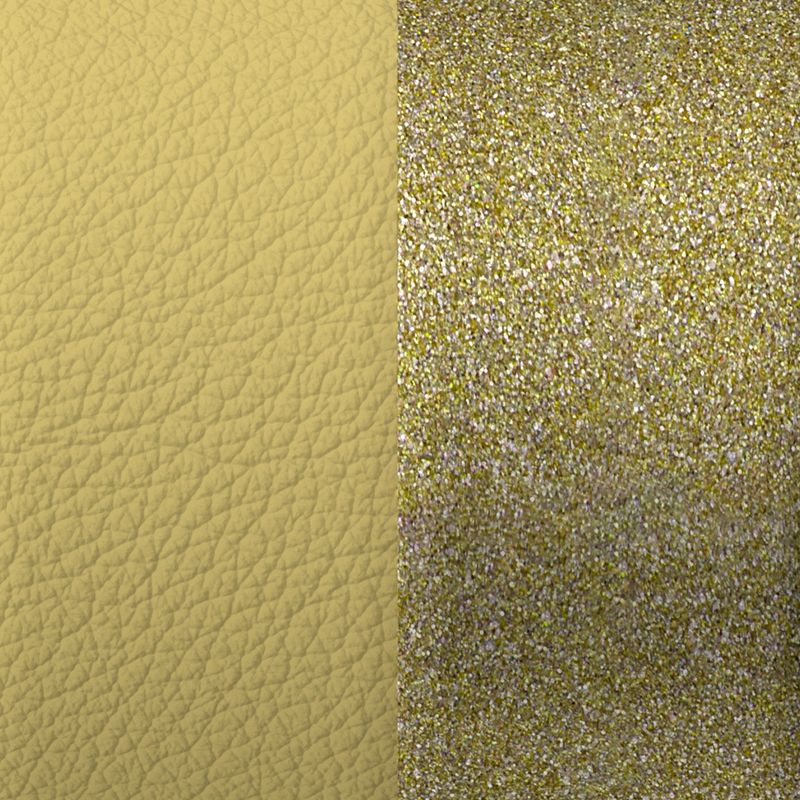 Cuir manchette 8mm les georgettes jaune citron blé doré - cuirs - edora