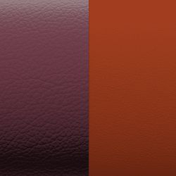 Cuir manchette 40mm les georgettes pourpre métalisée azalée - cuirs - edora - 1