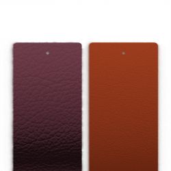 Cuir manchette 40mm les georgettes pourpre métalisée azalée - cuirs - edora - 0