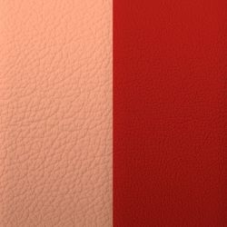 Cuir manchette 25mm les georgettes barbe à papa rouge acidulé - cuirs - edora - 1