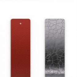 Cuir manchette 25mm les georgettes musette boule à facettes - cuirs - edora - 0