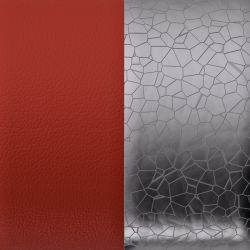 Cuir manchette 25mm les georgettes musette boule à facettes - cuirs - edora - 1