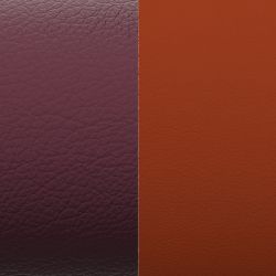 Cuir manchette 25mm les georgettes pourpre met azalée - cuirs - edora - 1