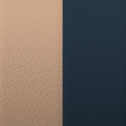 Cuir manchette 25mm les georgettes poudre ombrée bleutée - cuirs - edora - 1