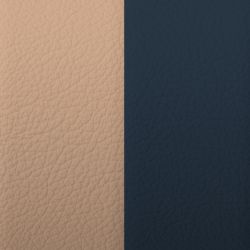 Cuir manchette 14mm les georgettes poudre ombrée bleutée - cuirs - edora - 1