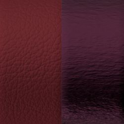 Cuir manchette 14mm les georgettes cassis mure nacrée - cuirs - edora - 1