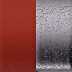 Cuir manchette 14mm les georgettes musette boule à facettes - cuirs - edora - 1