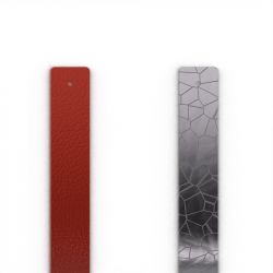 Cuir manchette 14mm les georgettes musette boule à facettes - cuirs - edora - 0