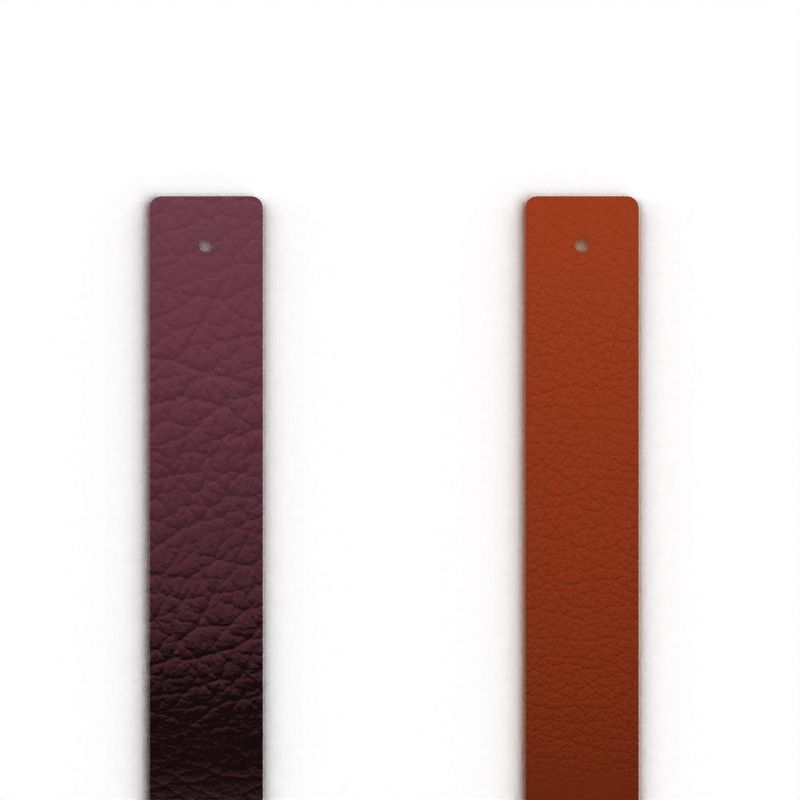 Cuir manchette 14mm les georgettes pourpre met azalée - cuirs - edora Cuir manchette 14mm les georgettes pourpre met azalée - cuirs - edora