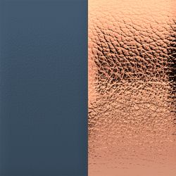 Cuir manchette 14mm les georgettes myrtille terre d'ambre - cuirs - edora - 1