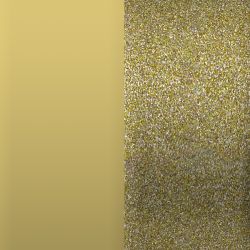 Simili bague 16mm les georgettes jaune citronné blé doré - cuirs - edora - 1